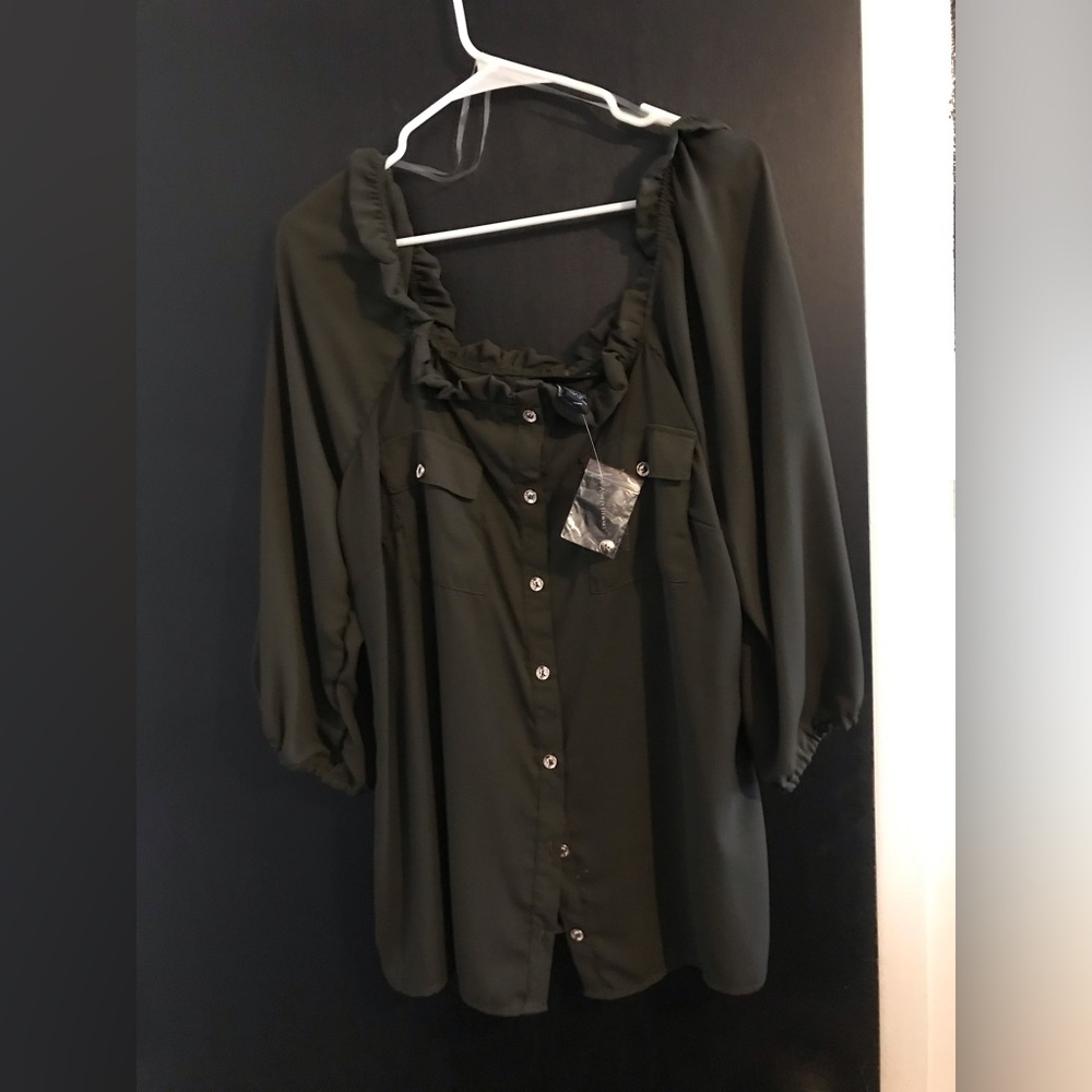 Ashley Stewart blouse size 10/12